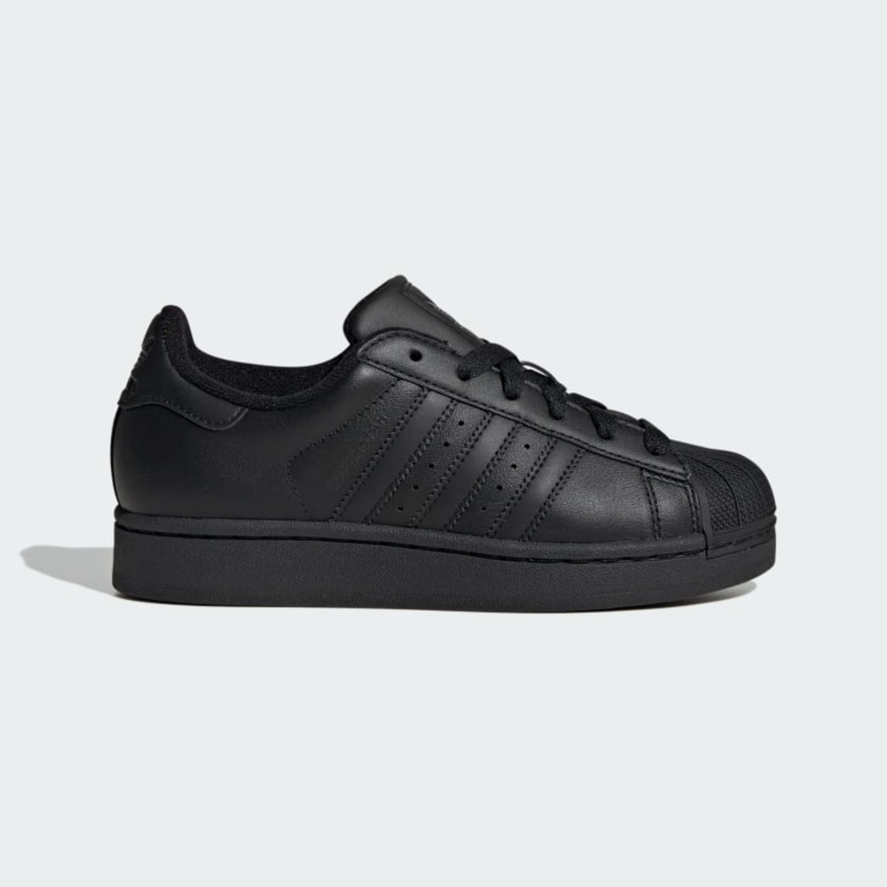 New in box Adidas Triple Black Superstar Sneakers - Picture 2 of 6